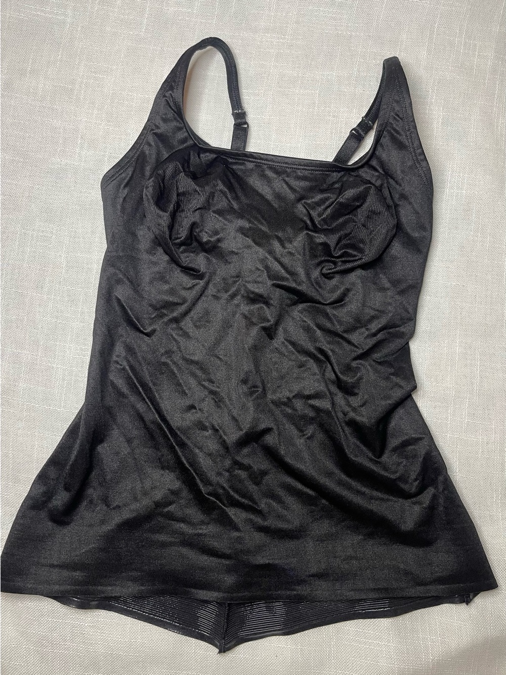 Ruby Ribbon Black Shaping Camisole Tank